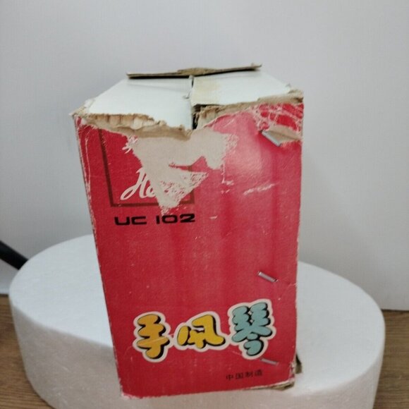 Vintage HERO Accordion. UC 102 Red With Box See Picture Nos - Picture 10 of 11